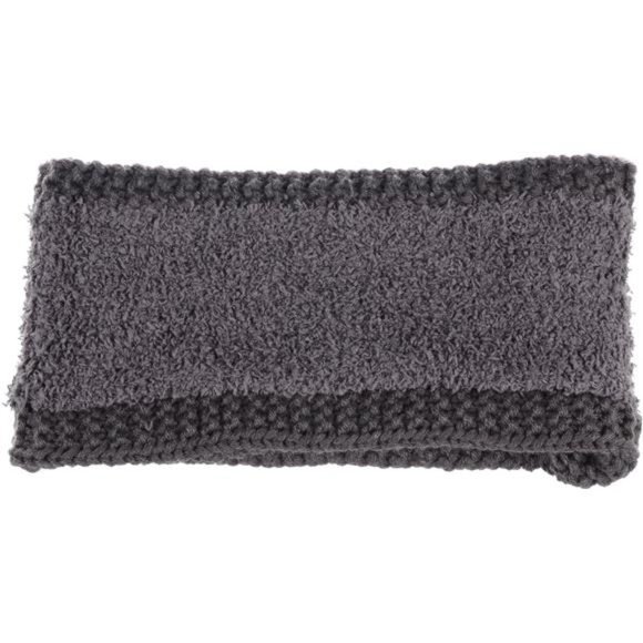 Womens Chic Cold Weather Enhanced Warm Fleece Lined Crochet Knit Stretchy main image 4